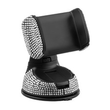 Simply Bling Silver Car Phone Holder Universal Dashboard Windscreen Mount 360�