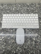 Apple Wireless Bluetooth Rechargeable Keyboard A1644  Magic Mouse A1657 TESTED 