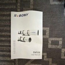 SVBONY SV550 80mm F/6 Refractor Telescope Optical Tube Fully Multi-Coated