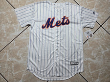 NWT Majestic New York Mets Yoenis Cespedes 52 White MLB Jersey Youth L Kids
