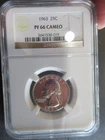 1963 25c Washington Quarter Graded NGC PF66 CAMEO #2641536-019