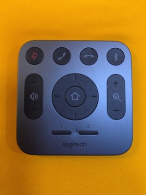 Genuine Logitech R-R0012 Gray Remote Control For Logitech Meetup Camera