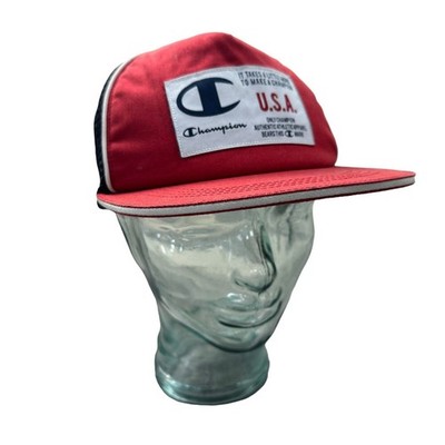 Champion Cap Mütze Y2K Retro Sport verstellbar Festival Y2K Einheitsgröße Herren rot blau