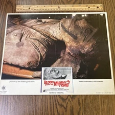VTG 1975 Blood From The Mummy’s Tomb Movie Lobby Card Poster Rod Serling