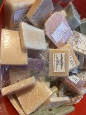 Soap bundle lot Bulk Clearance Discounted Handmade  13 soap bars lye homemade
