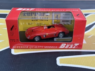 FERRARI 290 MM Spider Prova Rossa 1957 1/43 BEST Model 9063 - W/ Box - Fast Ship