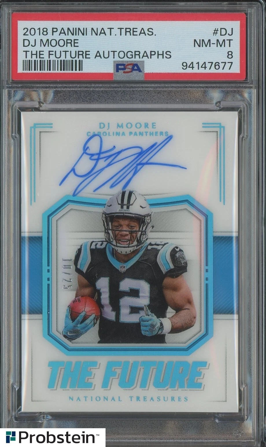 DJ Moore Panini National Treasures the Future Autographs #DJ Base