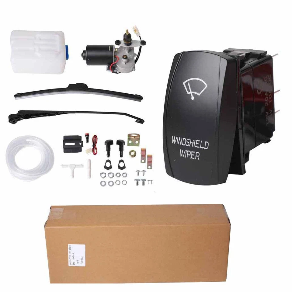 For 2022-2024 Can-Am Commander 1000R Windshield Wiper Kit w/ 12V Electric Motor - Image 2 of 4