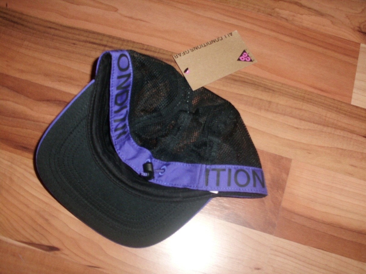 .. A ..¨̮　0424 NWT Nike ACG AW84 Running Adjustable Hat Mesh Cap All