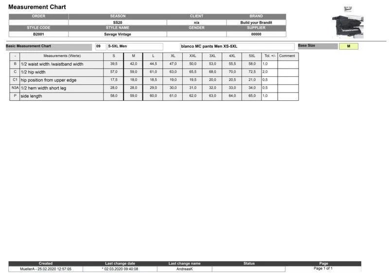 Bermuda Build Your Brandit Savage Vintage BD201 - Masculina Exército Militar - Imagem 2 de 4