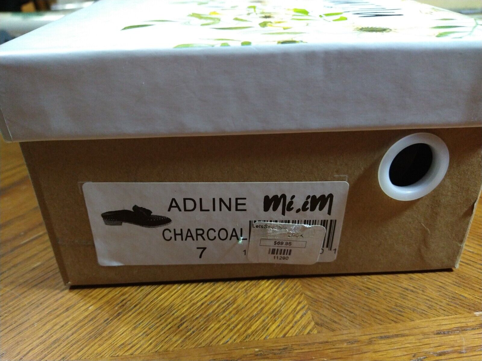 Mi im Adline Charcoal size 7 studded slide shoes - image 4