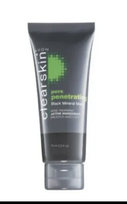 Avon Clearskin Pore Penetrating Black Mineral Mask - NEW