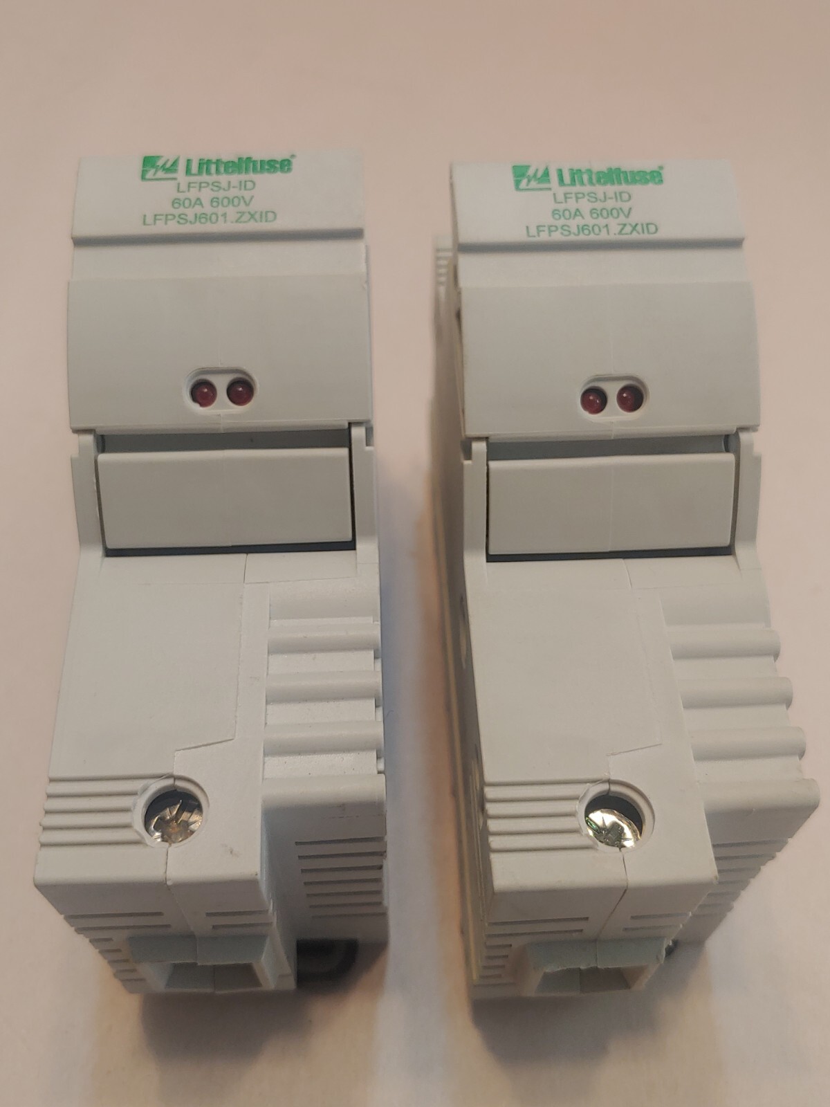 Lot of 2 Littelfuse LFPSJID Fuse Holder 60 Amp 600V LFPSJ601 .ZXID