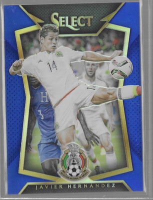 2015-16 Panini Select Blue Prizm /299 Javier Hernandez Chicharito