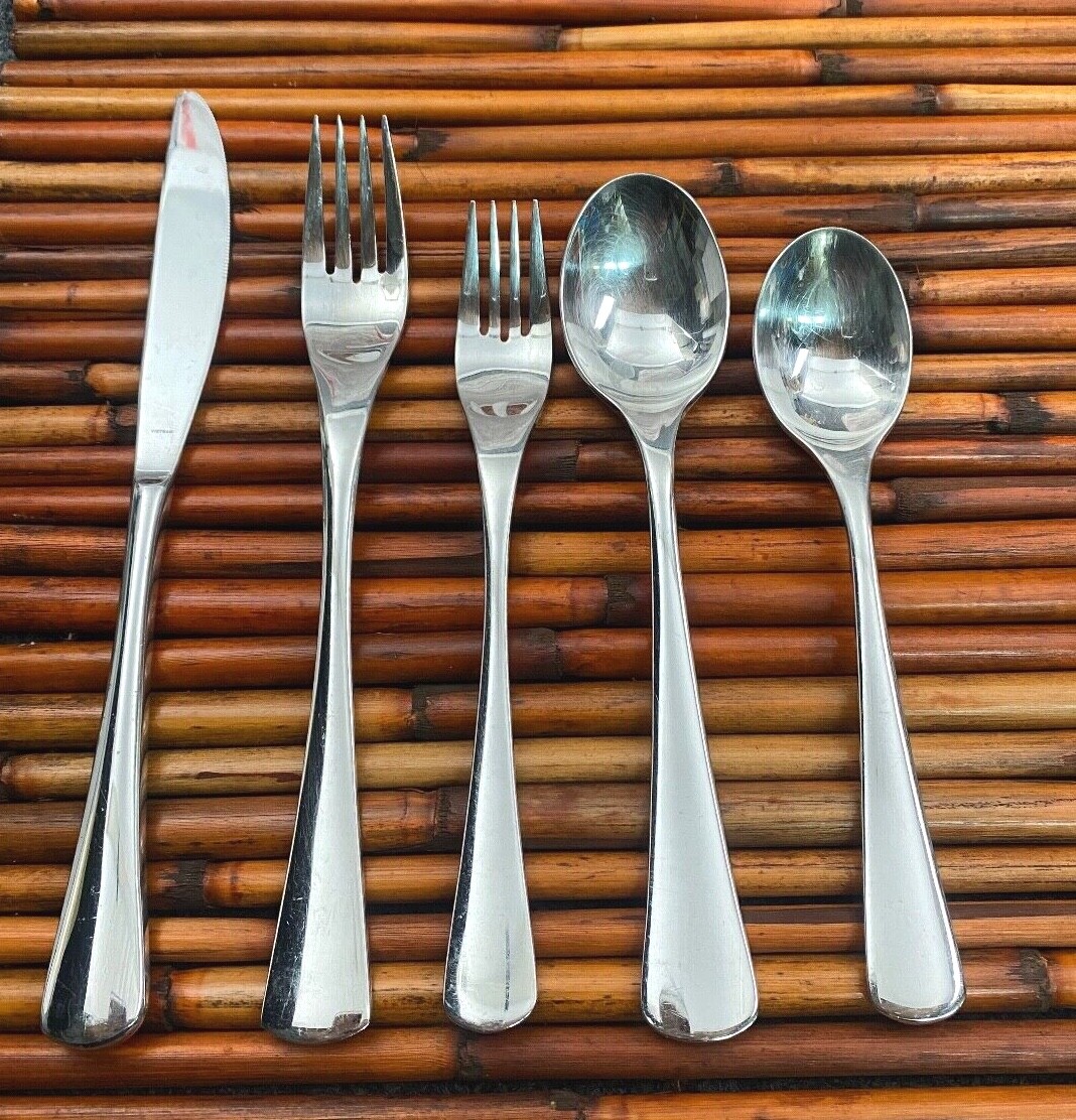 Ginkgo * MARIKO Helmick Glossy Stainless Flatware CHOICE - CHOOSE
