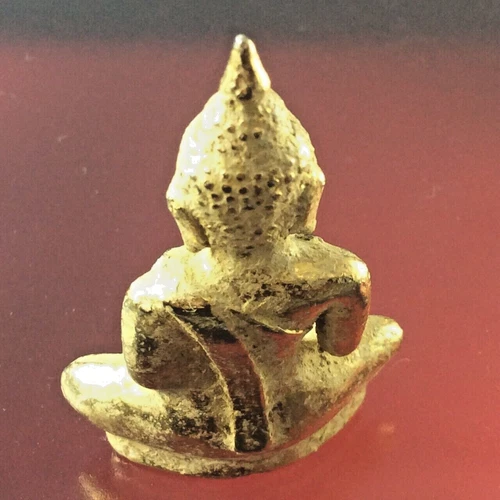 Phra Chiang Saen Buddha Statue Ancient Northern Art Thai Charm Amulet Talisman - Picture 4 of 9