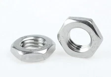 304 Stainless Steel Select Size M4 - M23 Thin Hex Nuts Right Hand Fine Thread