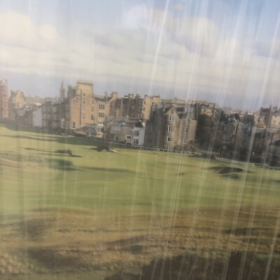 FRAMED GRAEME BAXTER OPEN CHAMPIONSHIP St Andrews GOLF PRINT