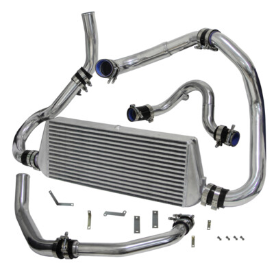 Front Mount Turbo Intercooler Kit For Subaru WRX STI Impreza GDA GDB 2.0L 00-05 