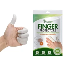 Disposable Latex Finger Cots Multi Pcs, Anti-static Rubber Fingertips Protective