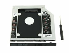 9.5mm HDD CD/DVD ROM Caddy Tray SATA 2.5" Hard Drive Disk Adapter For Laptop