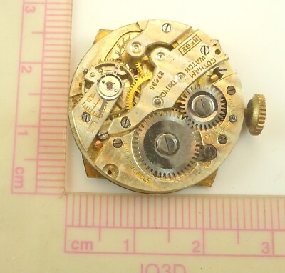 Gotham RFBE  Wrist Watch Movement - Good Balance -  Parts / Repair