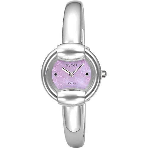 GUCCI 102 G Mini Square Chain Quartz Wristwatch Silver  display picture 1