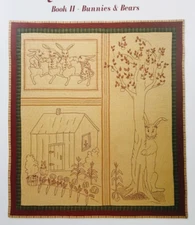 Indygo Junction STORYBOOK STITCHES Book 2 Bunnies & Bears Quilt Patterns VTG HTF