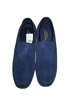 hush puppies blue loafers