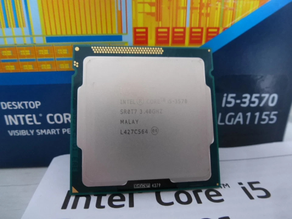 INTEL CORE i5-3570 LGA1155 3.4GHZ 6MB SR0T7 + Kühlkörper + Lüfter - Bild 2 von 3