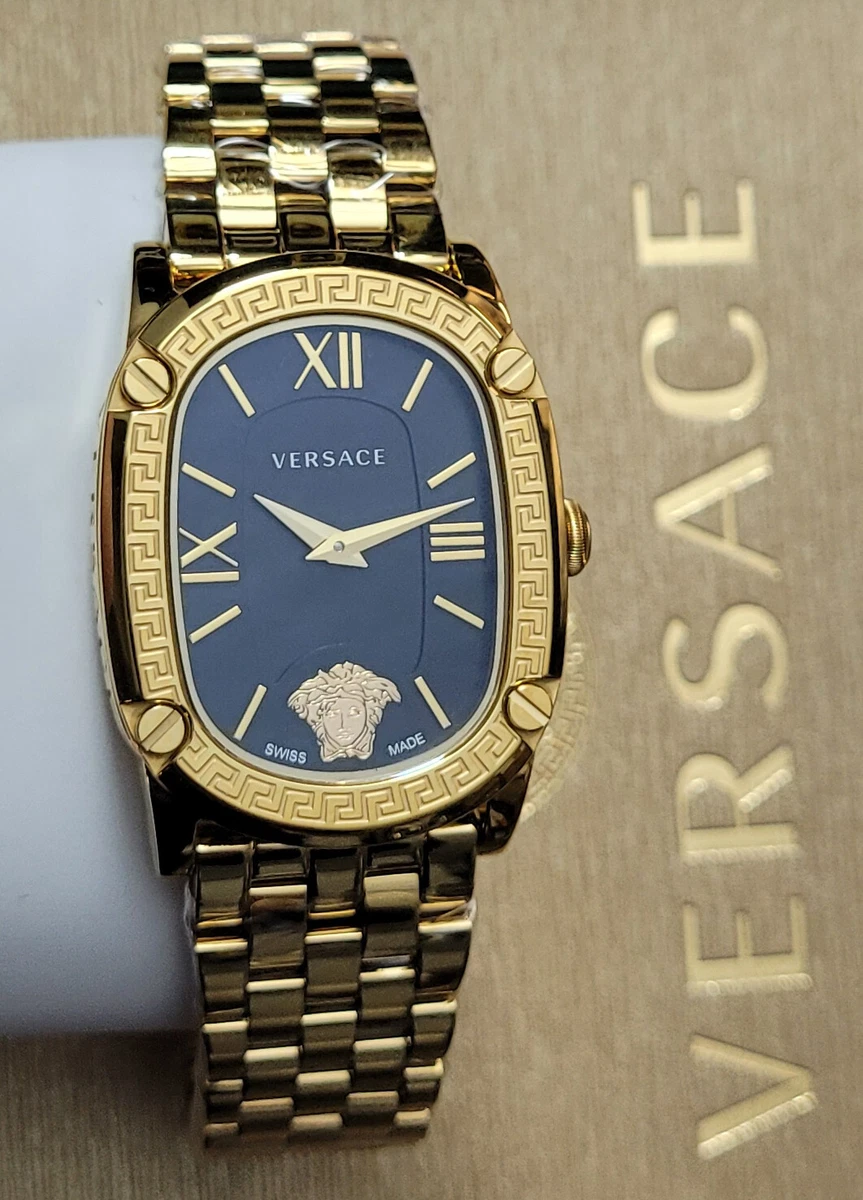 Versace VE1B00818 New Couture black gold Stainless Steel Women s Watch NEW