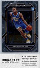 2023 Panini Prizm Draft Picks 16 David Singleton RC UCLA Bruins Basketball Card