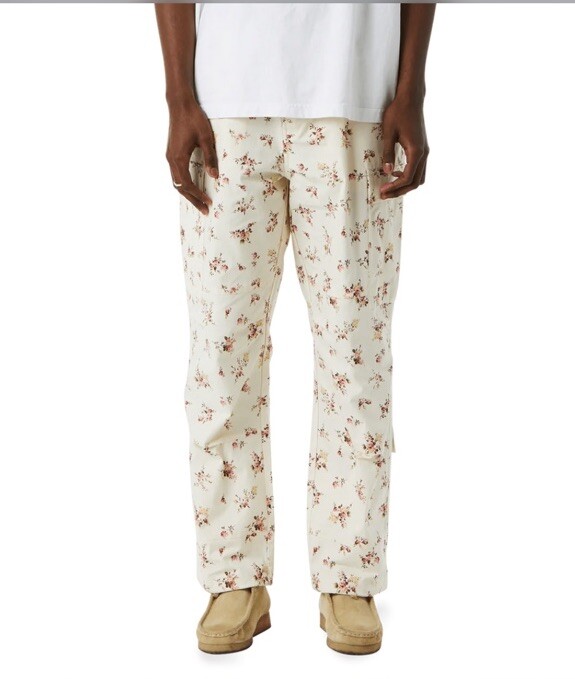 poppy FLORAL WAVE CARGO PANTS Lサイズ MARTHA FLORAL CARGO PANTS – AKIRA