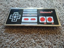Official Classic Nintendo Brand NES Controller Metal Belt Buckle 2008