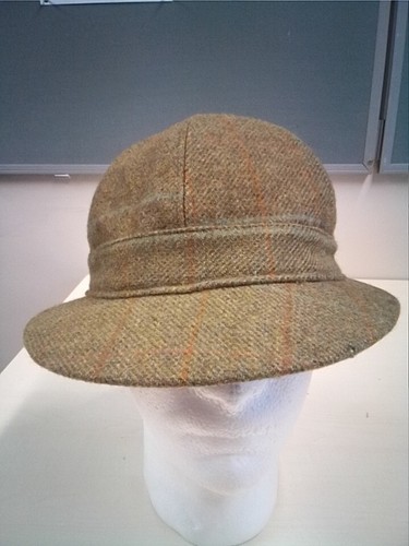 CHRISTYS' LONDON VINTAGE ENGLAND TWEED WOOL DEERSTALKER DEERHUNTER HAT - Picture 2 of 8
