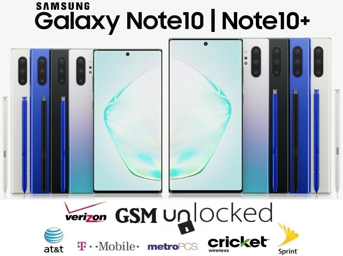 Samsung Galaxy Note 10 | Note 10+ Plus 256GB - Unlocked Verizon T-Mobile AT&T