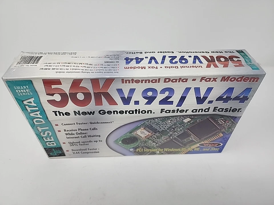 Best Data Windows 56K V.92/V.44 Windows Internal Modem - Smart One Series V.92 - Image 2 of 4