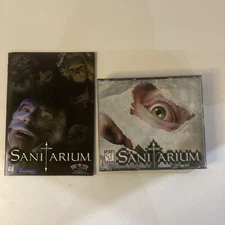 SANITARIUM 3-Disc CD-ROM Horror PC Video Game ASC With Manual Book