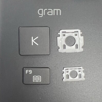 LG gram 16” | 16Z90P | BLACK SINGLE REPLACEMENT KEYBOARD KEYS