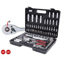 "Ks Tools 1/4\" - 1/2\" SteckschlüSsel-Satz 96-Tlg. Knarrenkasten"