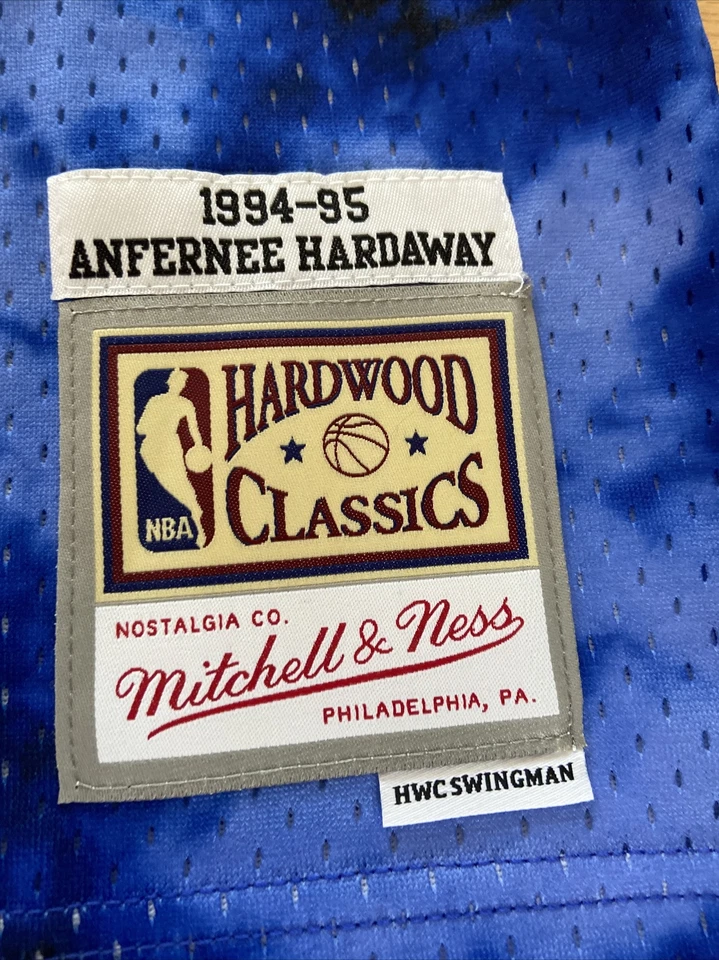 Camiseta Mitchell & Ness NBA Orlando Magic Hardaway Talla M Nueva con Etiquetas Azul 1994 #1 Para Hombre’s Foto 2 de 4