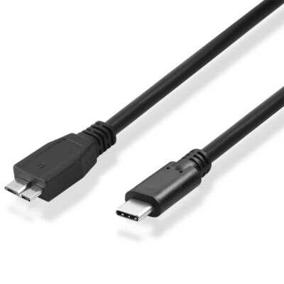 Kabel Adapter B Micro an 3.0 USB-C Stecker für zB externe 2,5'' Festplatte kleine