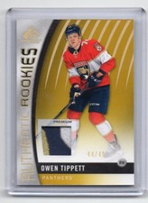 2017-18 Upper Deck SP Game Used Rookie Jersey Patch Owen Tippett Gold 44/49
