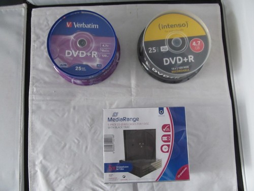 DVD Rollinge 2 x je 25 Stück von Intenso & Verbatim 4,7 GB und 5 leere CD-Boxen - Bild 9 von 9