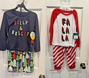Toddler - Lot of 2 Christmas 2 Piece Set Pajamas Size 3T