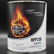 High Teck HFP158 Super White Basecoat Urethane Auto Paint QUART Toyota 040