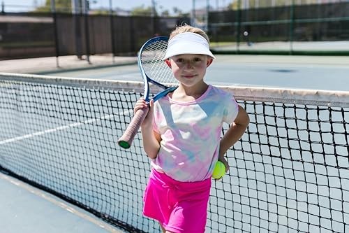 Kids Sun Visor Hats for Girls Boys Lightweight Sports Hat 7-15 Years Orange - Picture 7 of 7