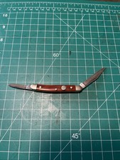 Vintage Boker USA Pen Knife 2 Blade 240 Series 2 3/4” Closed Brown Finish-