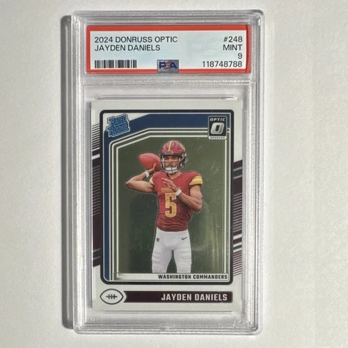 2024 Panini Donruss Optic - Rated Rookie Jayden Daniels #248 PSA 9 Commanders
