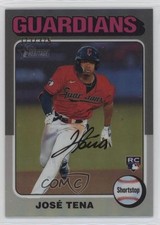 2024 Topps Heritage Chrome Silver Refractor 373/375 Jose Tena José #227 05ol